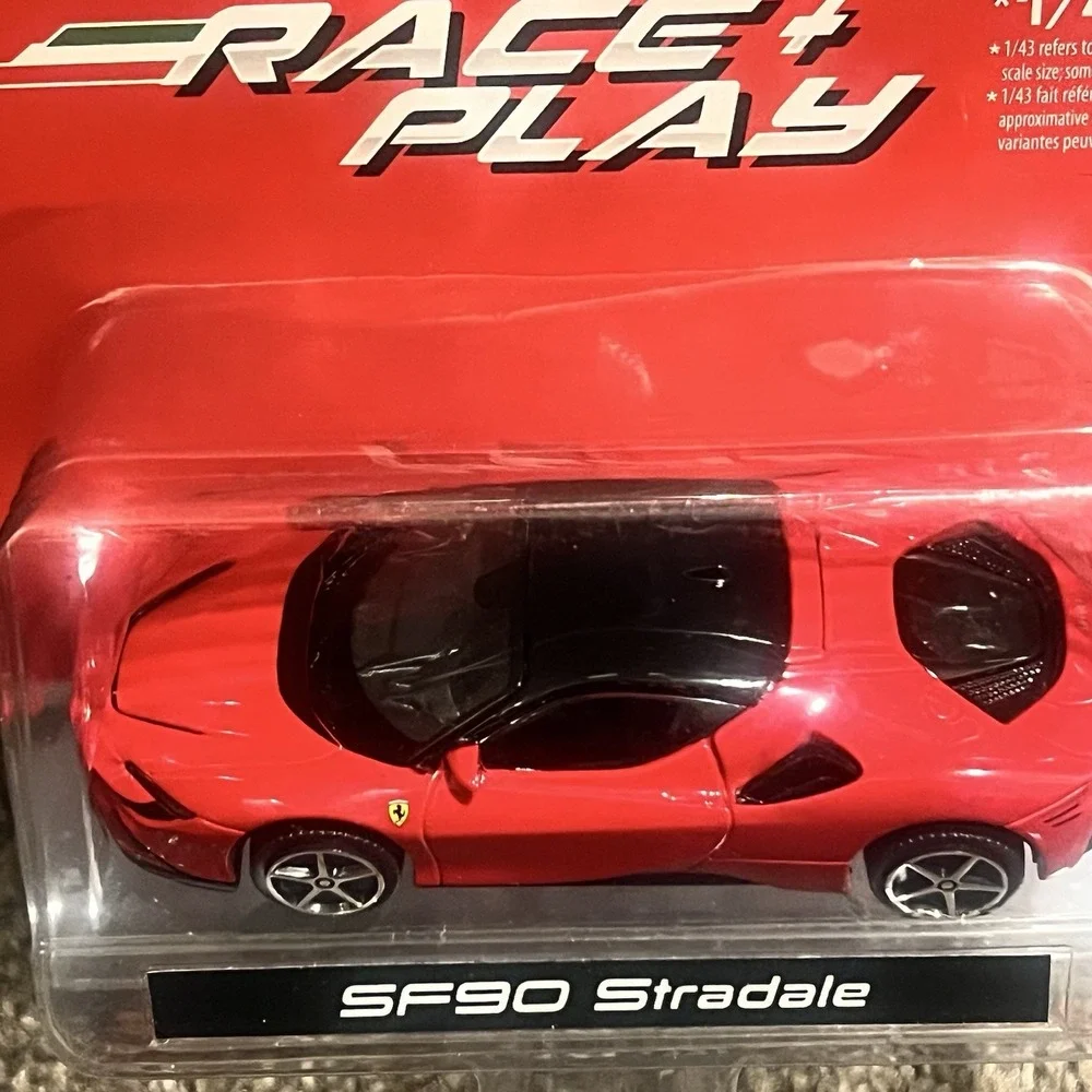 Burago Race And‎ Play Sf90 Stradale 1/43 Brand New